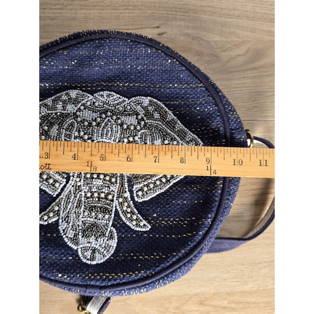 America & Beyond Beaded Elephant Crossbody Bag - Picture 10 of 10